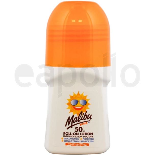 Malibu Kids SPF 50 Sun Protection Roll on Lotion (50ml)