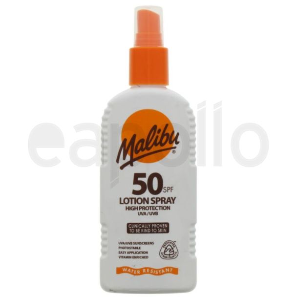 Malibu SPF 50 Lotion Spray High Protection 200ml 