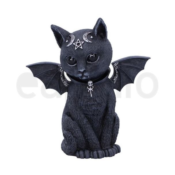 Malpuss Winged Occult Cat Figurine - 10cm