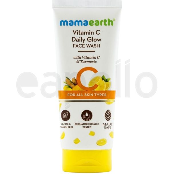 Mamaearth Daily Glow Face Wash - Vitamin C & Turmeric (100ml)
