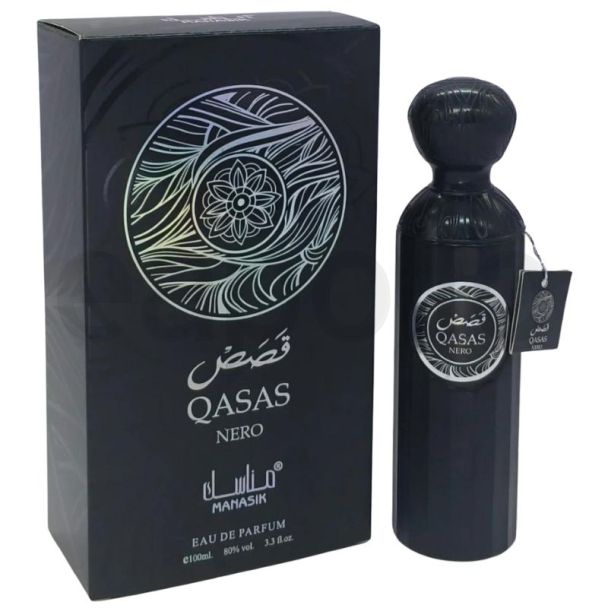 Manasik Unisex EDP Perfume 100ml - Qasas Nero (EXP-07/30)
