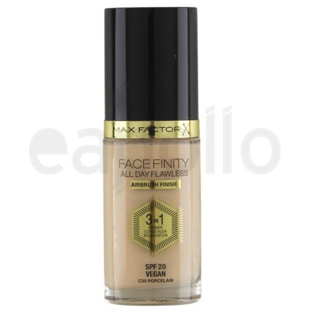 Wholesale Max Factor Facefinity 3in1 Airbrush Finish Foundation - C30 Porcelain 