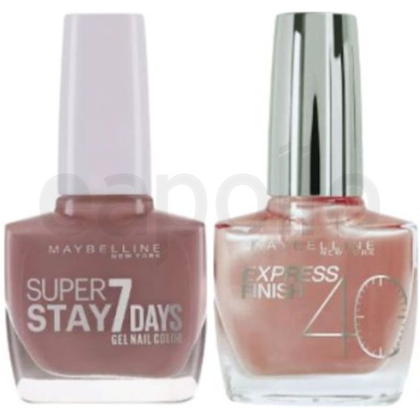 Maybelline Express Finish & Super Stay 7 Days Nail Polish - Assorted