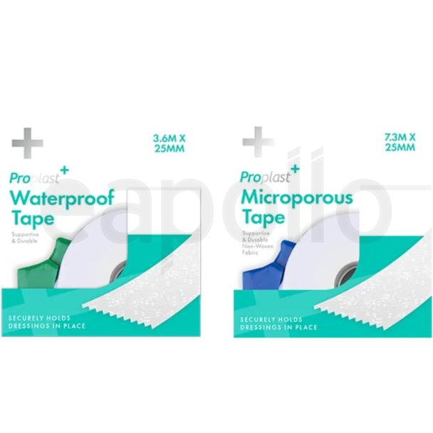 Medical Tape with Dispenser – Microporous & Waterproof Assorted