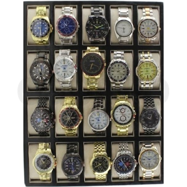 Men's Metal Strap Watches - Assorted (2)