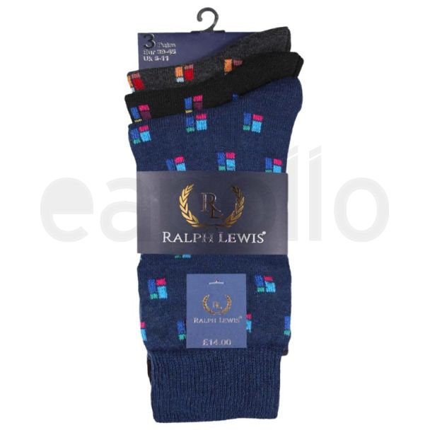 Men's Ralph Lewis Ankle Socks - Assorted Colours and Designs