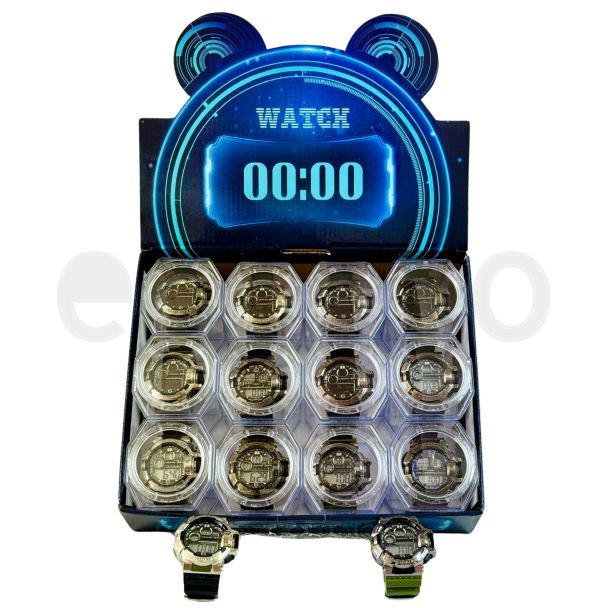 Men's 3 ATM Water Resistant Cold Light Quartz Watch - Assorted 