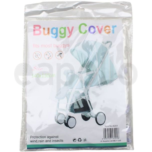 Clear Buggy Cover for Weather & Insect Protection – (140cm x 150cm)