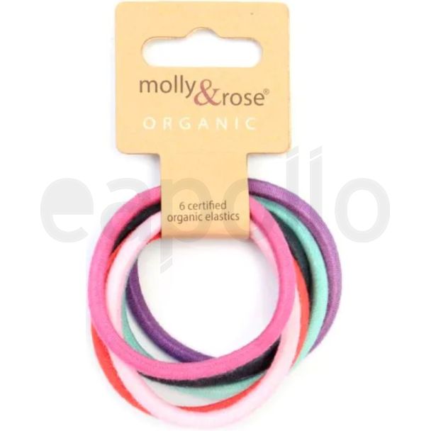 Molly & Rose Organic Cotton Elastics - Assorted Colours (4.5cm)