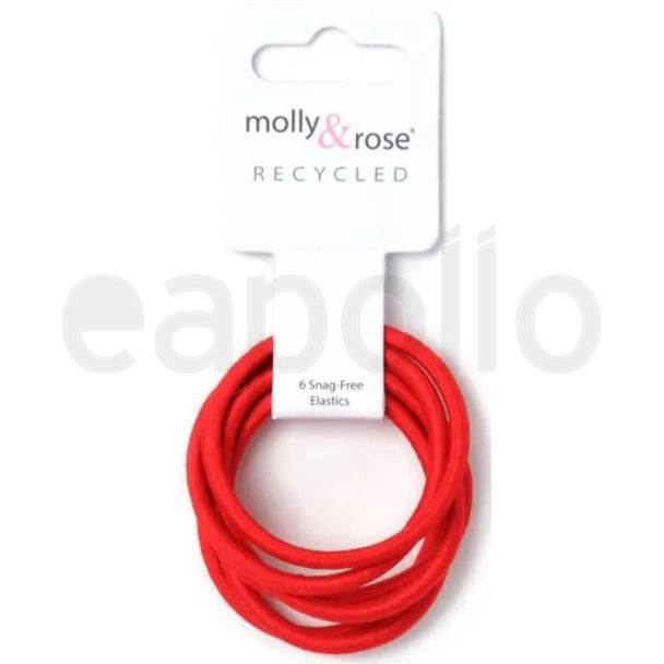 Molly & Rose Red Elastics (4mm) 