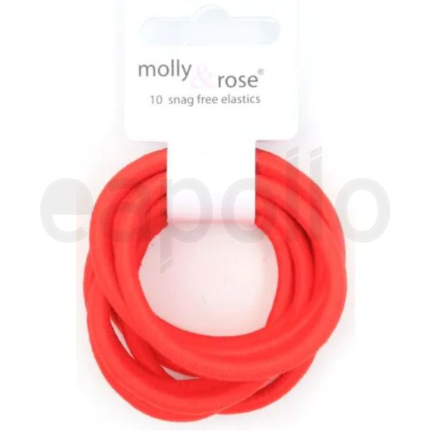 Molly & Rose Red Elastics (5mm)