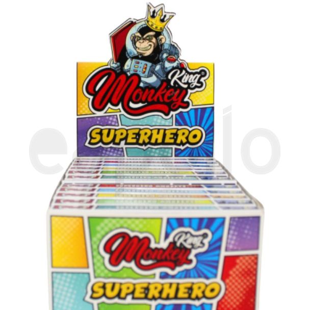 Monkey King -King Size Slim Rolling & Tips- Super Hero