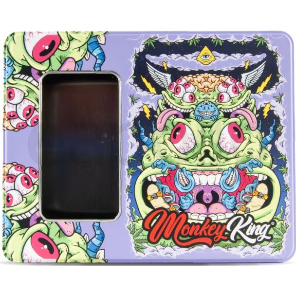 Monkey King Large Metal Storage Box - Space ( 195mm x 155mm x 45mm)