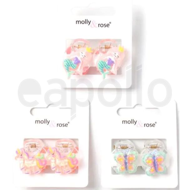 Motif Mini Clamps 2cm - Assorted