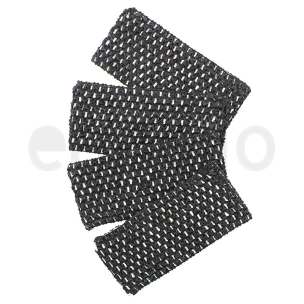 Net Type Headband - Black 15 x 7cm