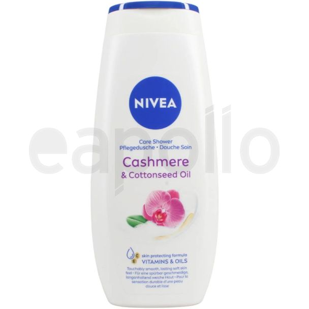 Nivea Care Shower Cream Gel -  Cashmere & Cottonseed Oil (250ml)