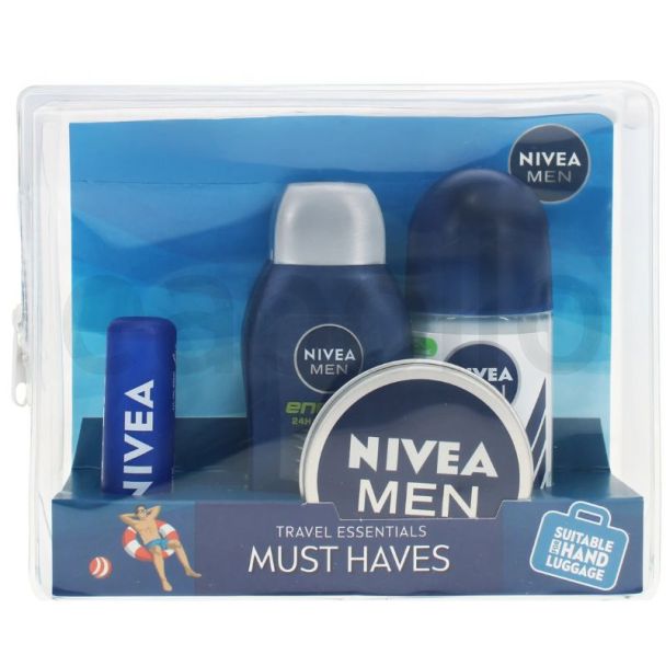 Nivea Men Travel Essentials Must Haves Gift Set- 5pc