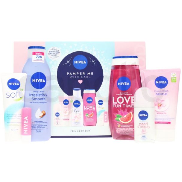 Nivea Pamper Me With Care 6pcs Gift Set