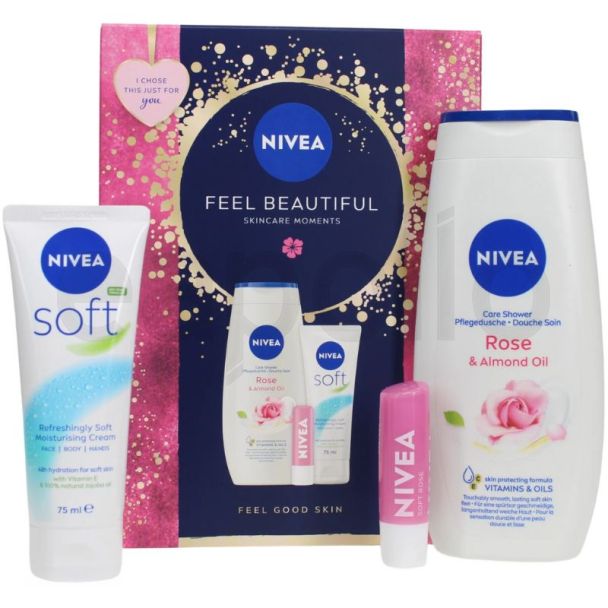 Nivea Skincare Moments 3pcs Gift Set - Feel Beautiful 