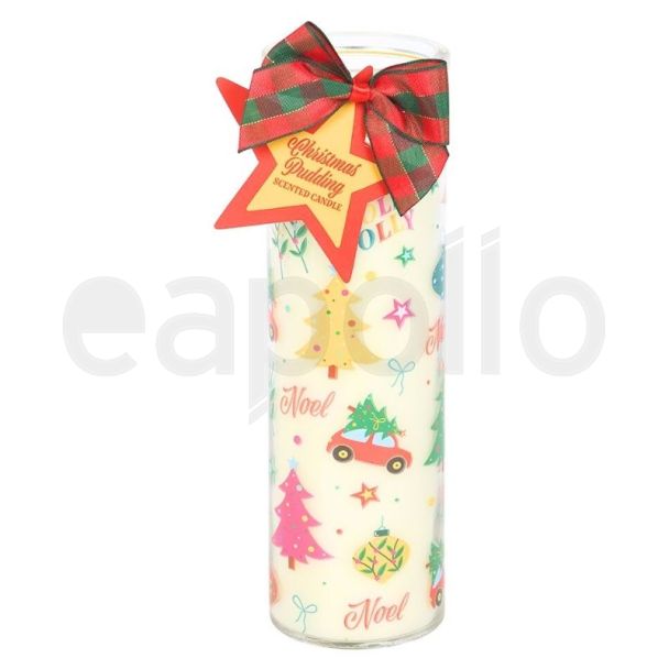Nostalgic Christmas Scented Tube Candle - Christmas Pudding