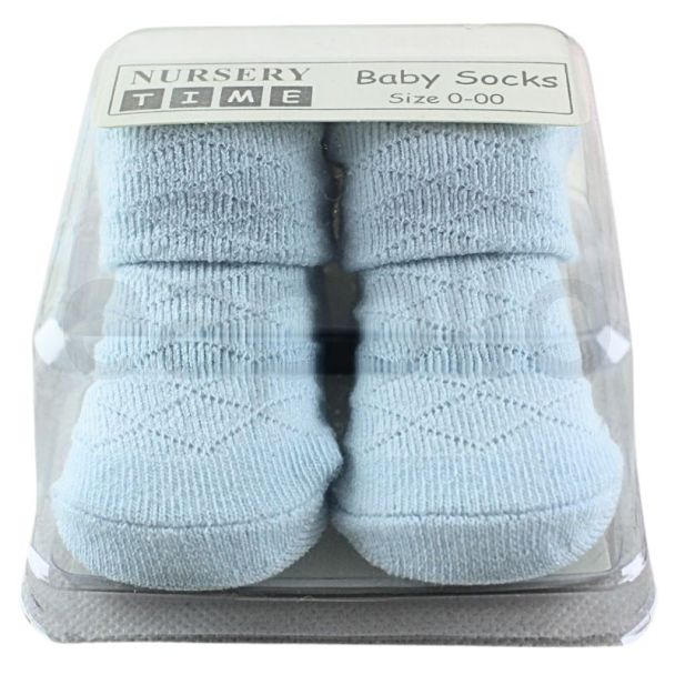Nursery Time Baby Diamond Patterned Socks