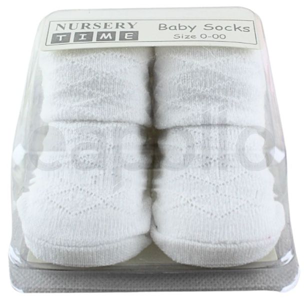 Nursery Time Baby Diamond Patterned Socks