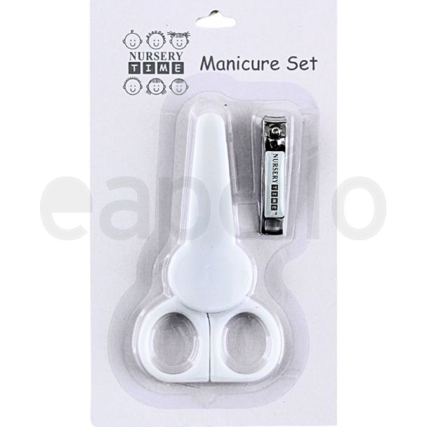 Nursery Time Baby Manicure Set - White