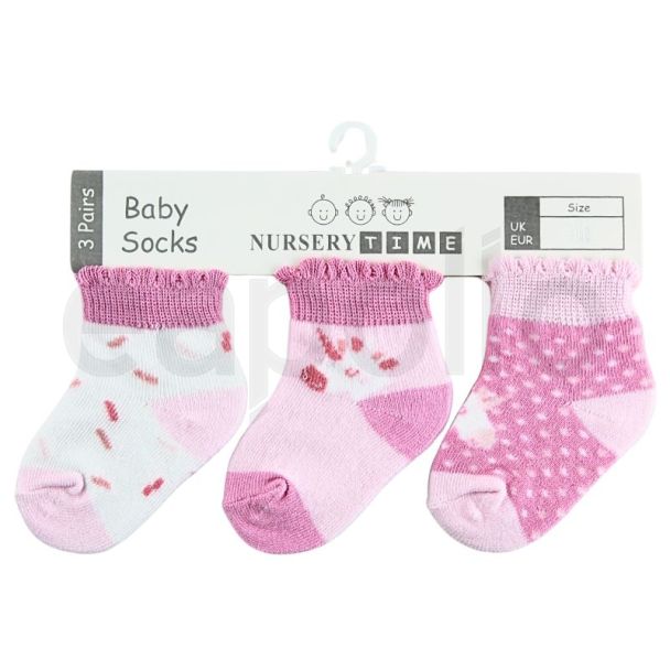 Nursery Time Baby Socks (3 Pack)