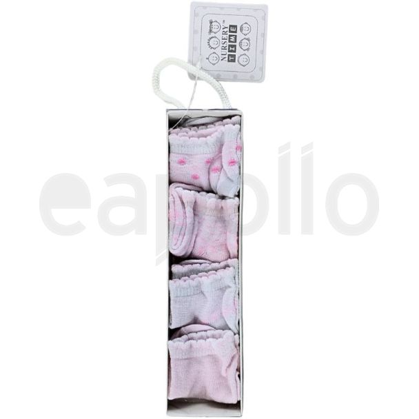 Nursery Time Baby Socks (4 Pack) 