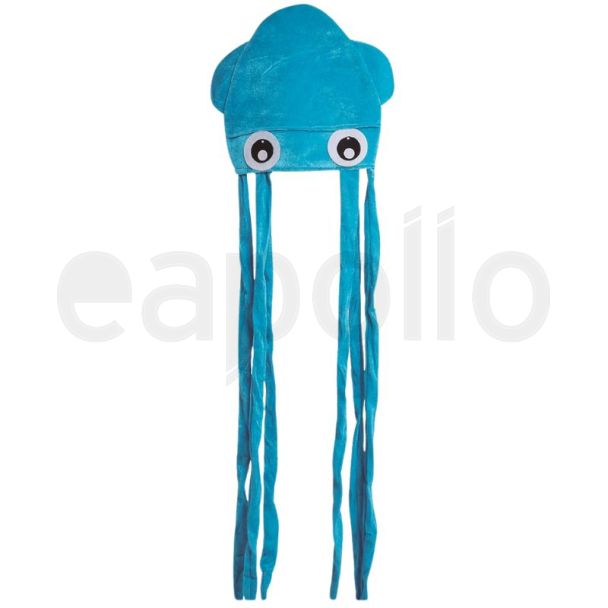 Octopus Hat for Adults - Blue