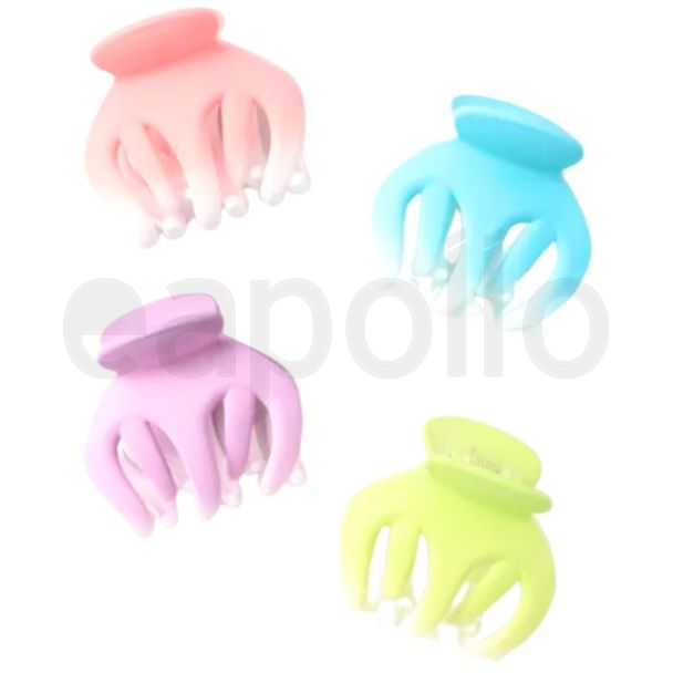 Ombre Octopus Design Matt Finish Clamp - Assorted Colours (7cm)