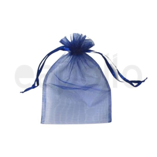 Organza Gift Bag - Navy (22x15cm)