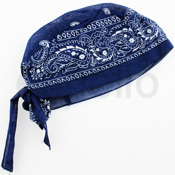 Paisley Print Zandana (A) - Navy