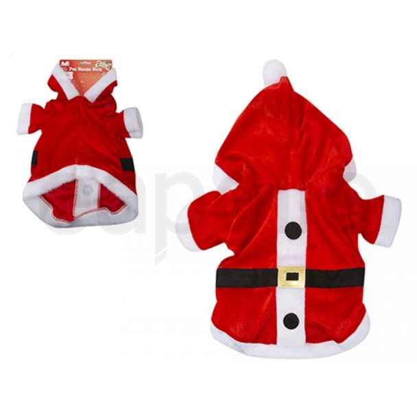 Pet Santa Suits In Assorted Sizes