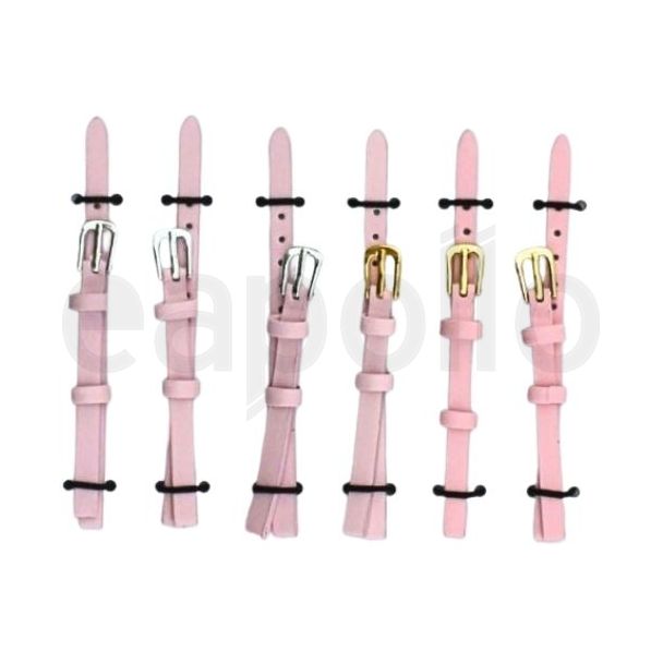Pink Leather Watch Straps - 6mm
