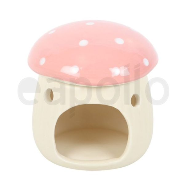 Pink Mushroom Design Oil Burner 