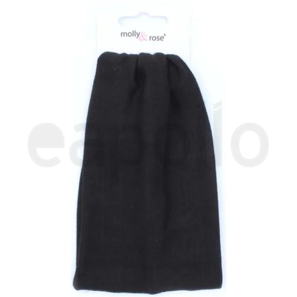 Plain Wide Bandeau - Black ( 15x9cm)