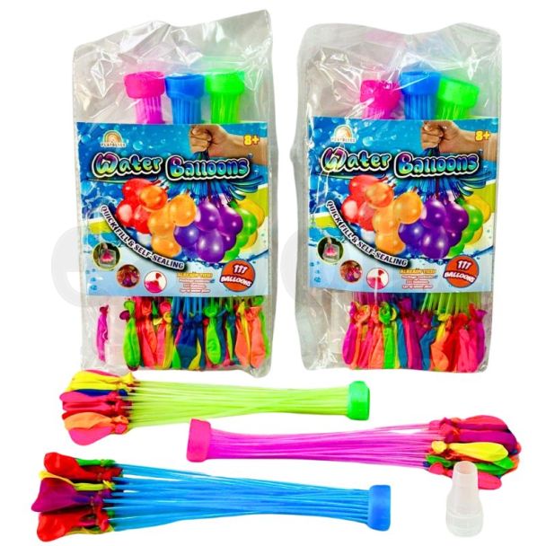 Play-Bliss Water Balloons for Fun - Assorted Colours