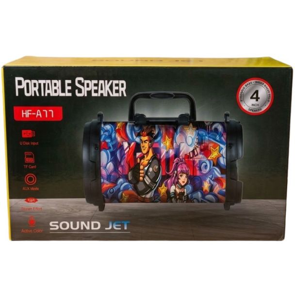 Portable Bluetooth Speaker Sound Jet - HF-A77 (260x150mm)