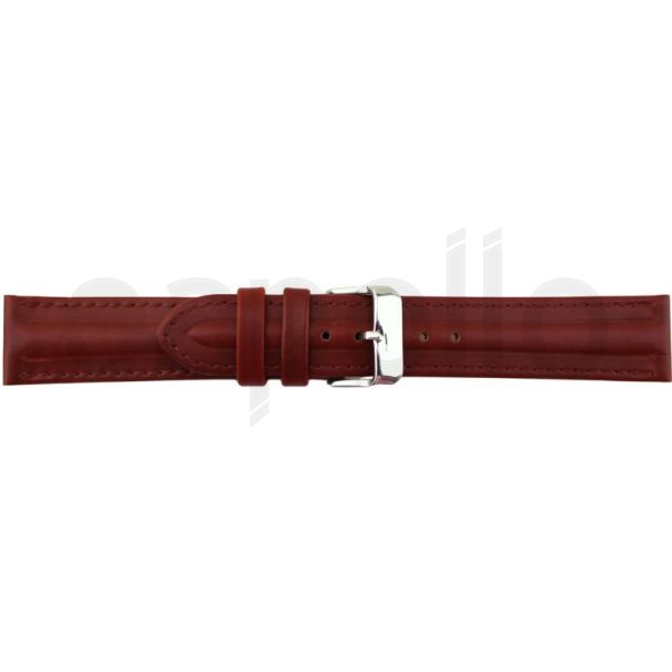 Brown Premium Leather Padded Watch Strap - 20mm