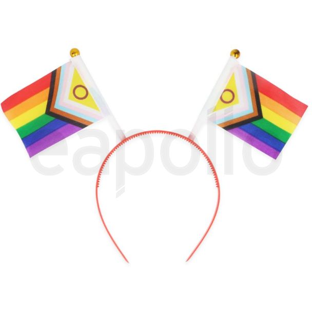 Pride LGBTQ Headband with Flag 