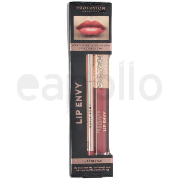 Profusion Lip Envy Gloss and Lip Liner Duo - Nude Nectar 