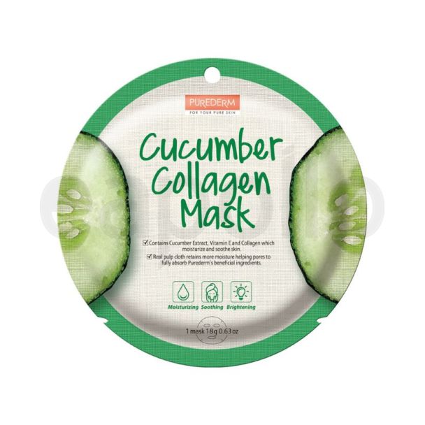 Purederm Cucumber Collagen Face Mask