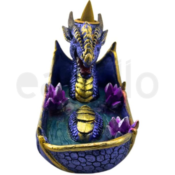 Purple Dragon Incense Holder – 16 cm