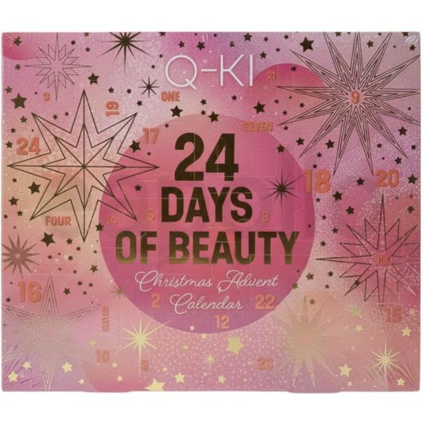 Q-KI 24 Days of Beauty Christmas Advent Calendar Gift Set 