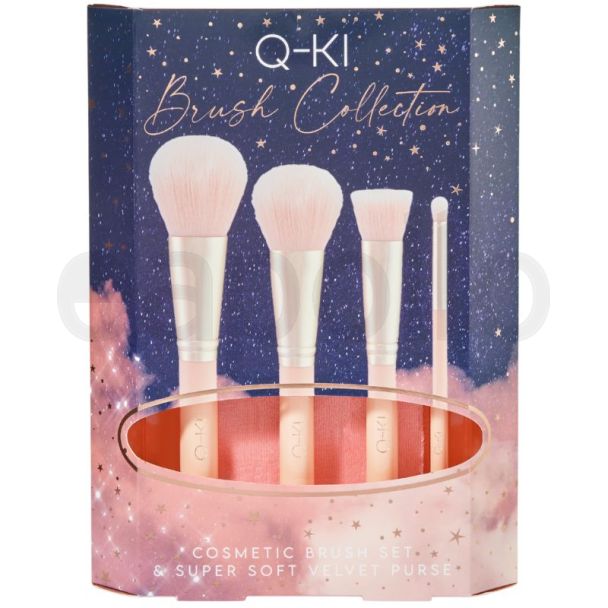 Q-KI ''Brush Collection'' Cosmetic Brush Set