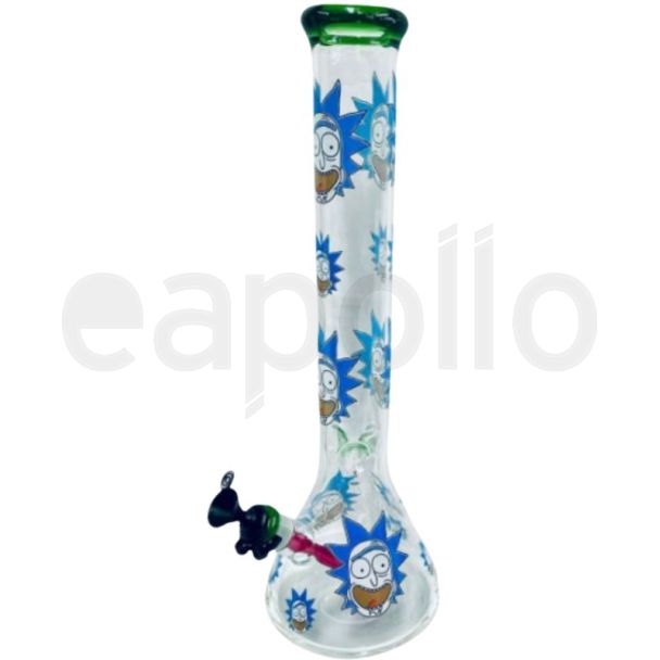 R & M Design Glass Waterpipe (15.5 inch)- Assorted
