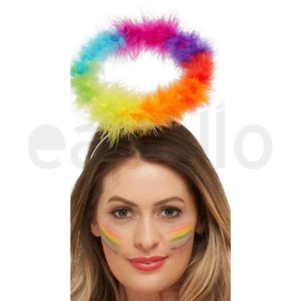 Rainbow Angel Halo Headband  