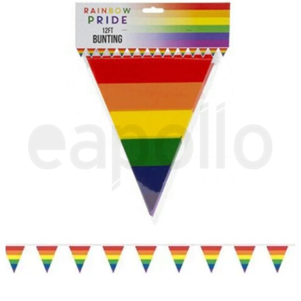 Rainbow Pride 12ft Bunting 