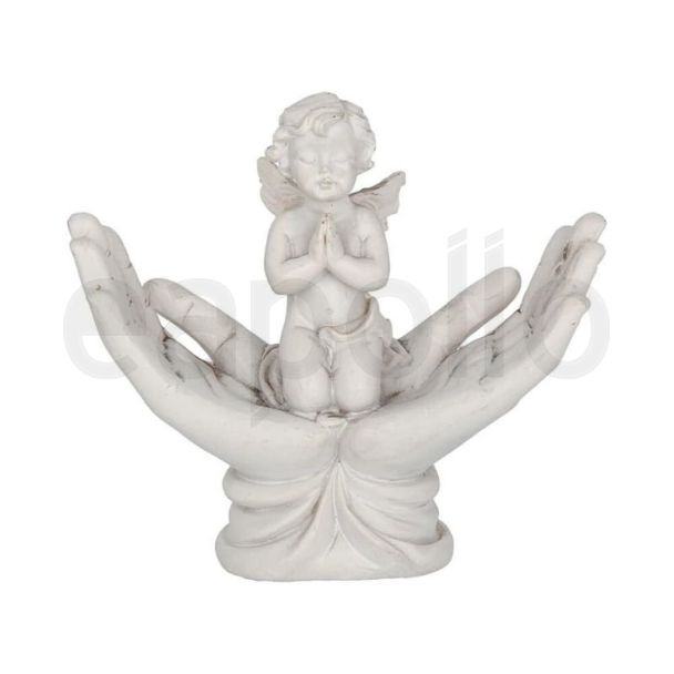 Raised To Heaven Cherub Figurine 11cm